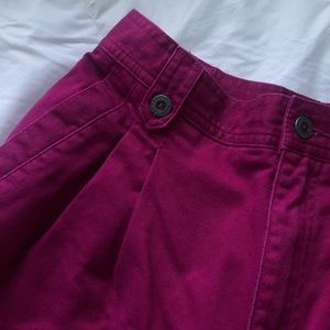 Vintage Pleated Shorts